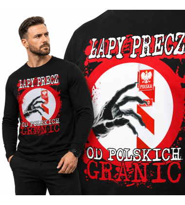 LONGSLEEVE PATRIOTYCZNY ŁAPY PRECZ